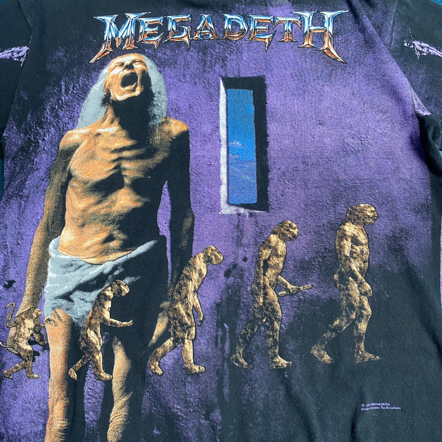 Megadeth 1992 Countdown To Extinction AOP Tee