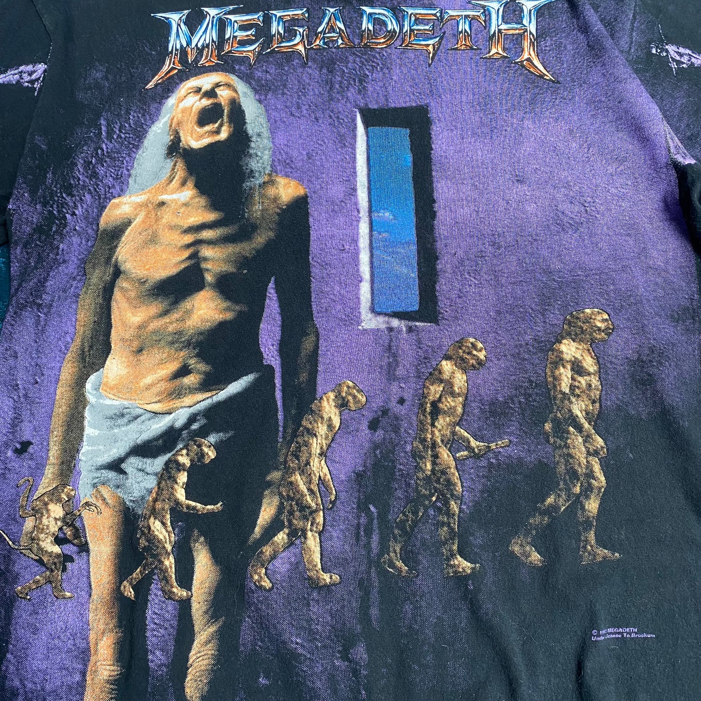 Megadeth 1992 Countdown To Extinction AOP Tee