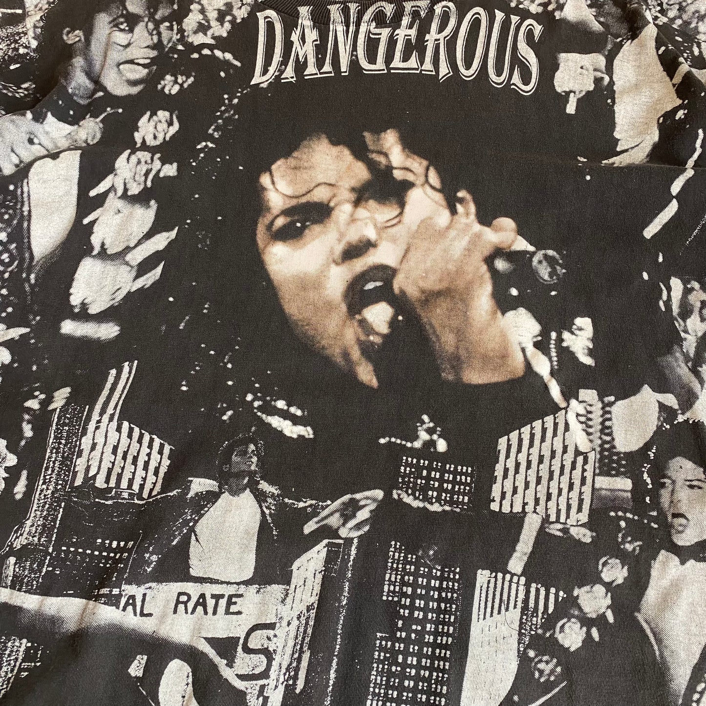 Michael Jackson 90's Dangerous All Over Print Tee