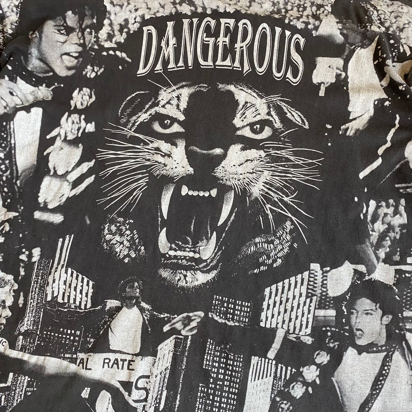 Michael Jackson 90's Dangerous All Over Print Tee