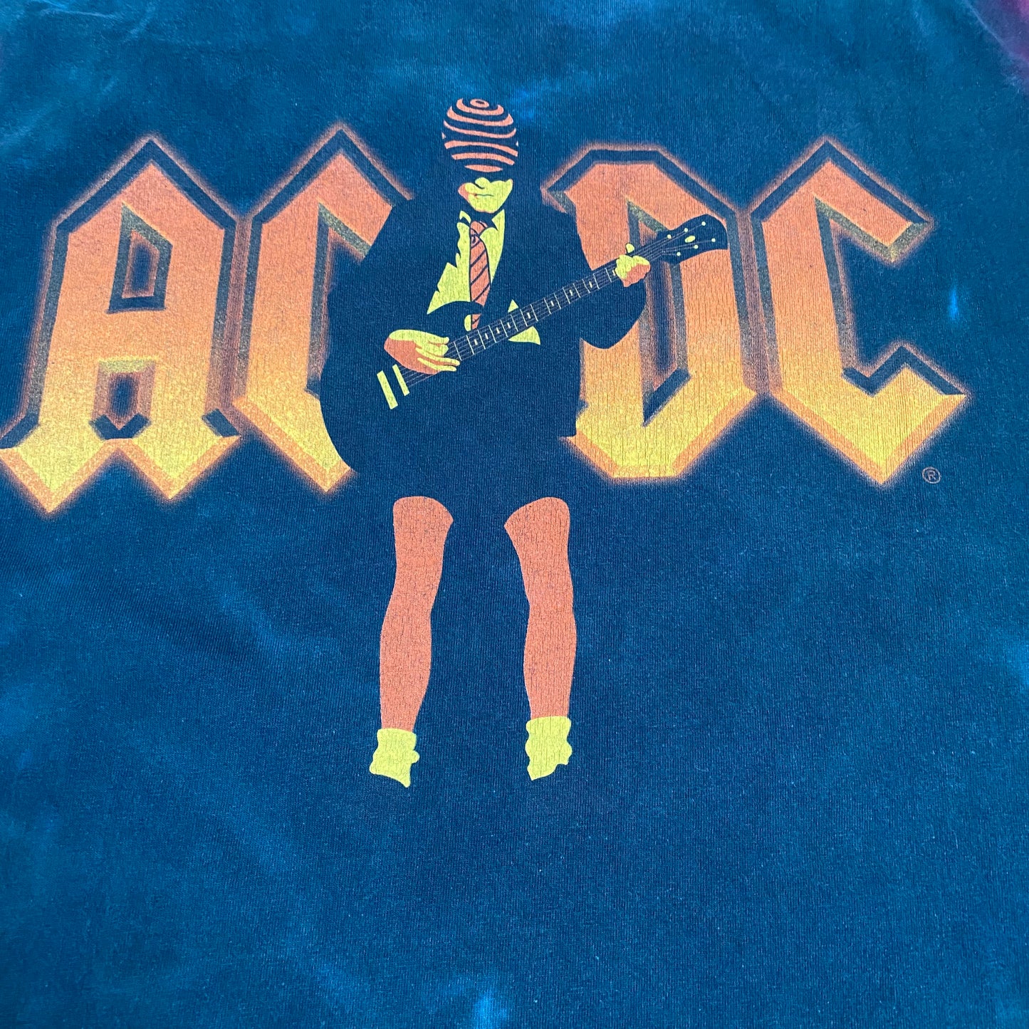 ACDC 2006 Highway To Hell Tie Dye Tee