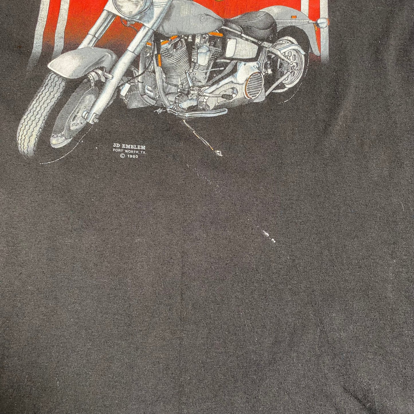 Harley Davidson 1990 Fat Boy 3D-Emblem Tanktop