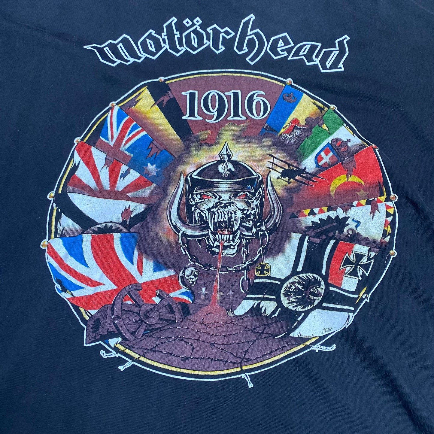 Motörhead 1991 Lights Out Over Europe 1916 Tee