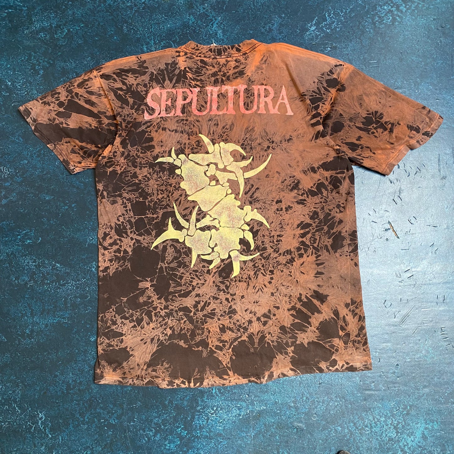 Sepultura 1996 Beneath The Remains Tie Dye Tee