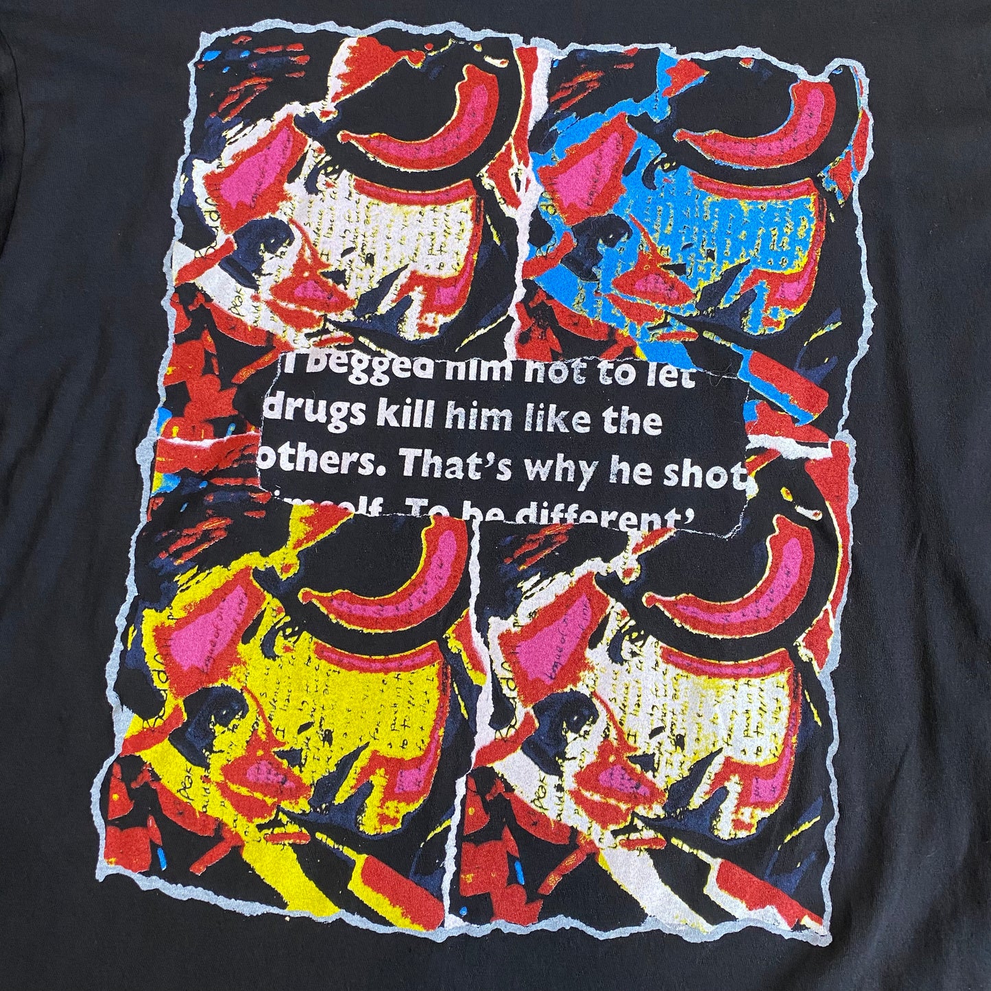 Kurt Cobain 90's Suicide Longsleeved Promo Tee