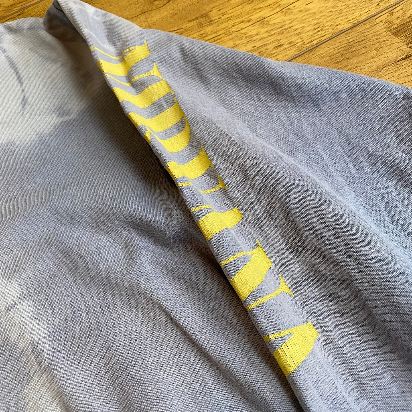Nirvana 90's Holed Up Memorial Longsleeved Tie Dye Tee