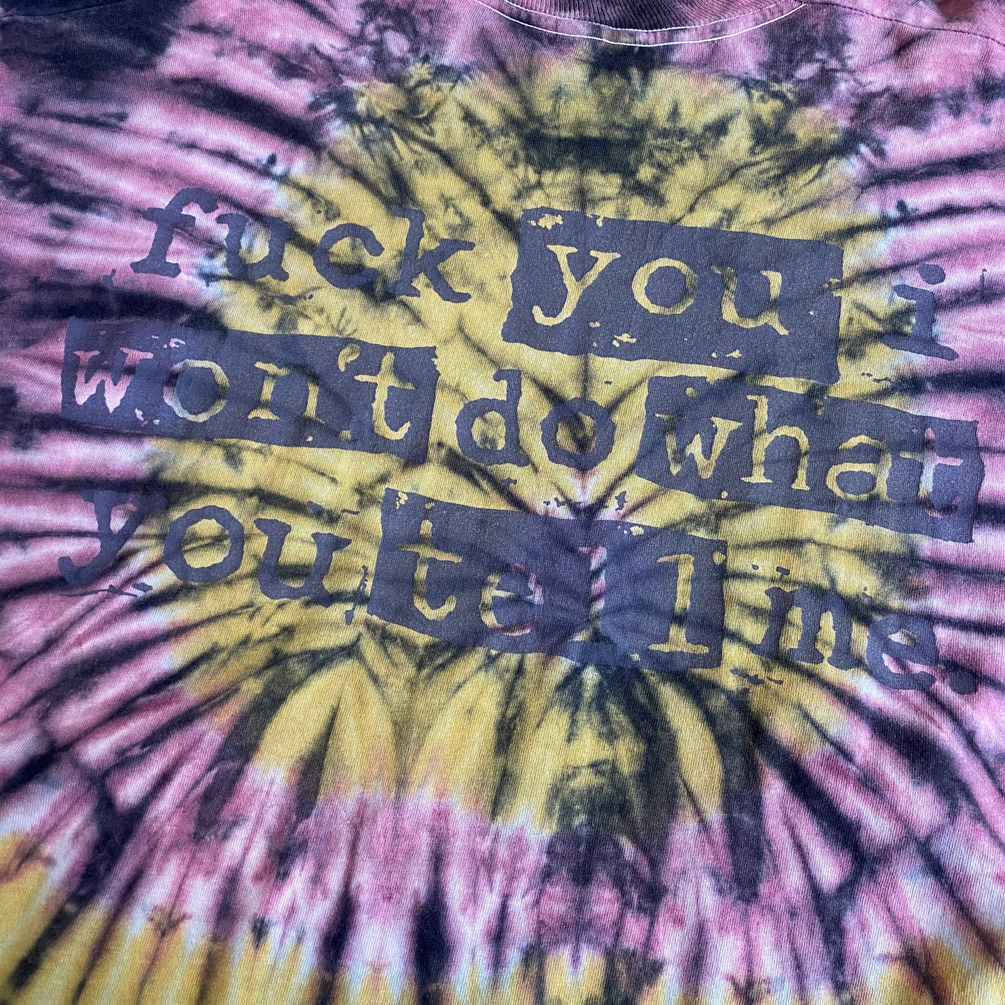 Rage Against The Machine 90's Killing In The Name (Che) Longsleeved Tie Dye Tee
