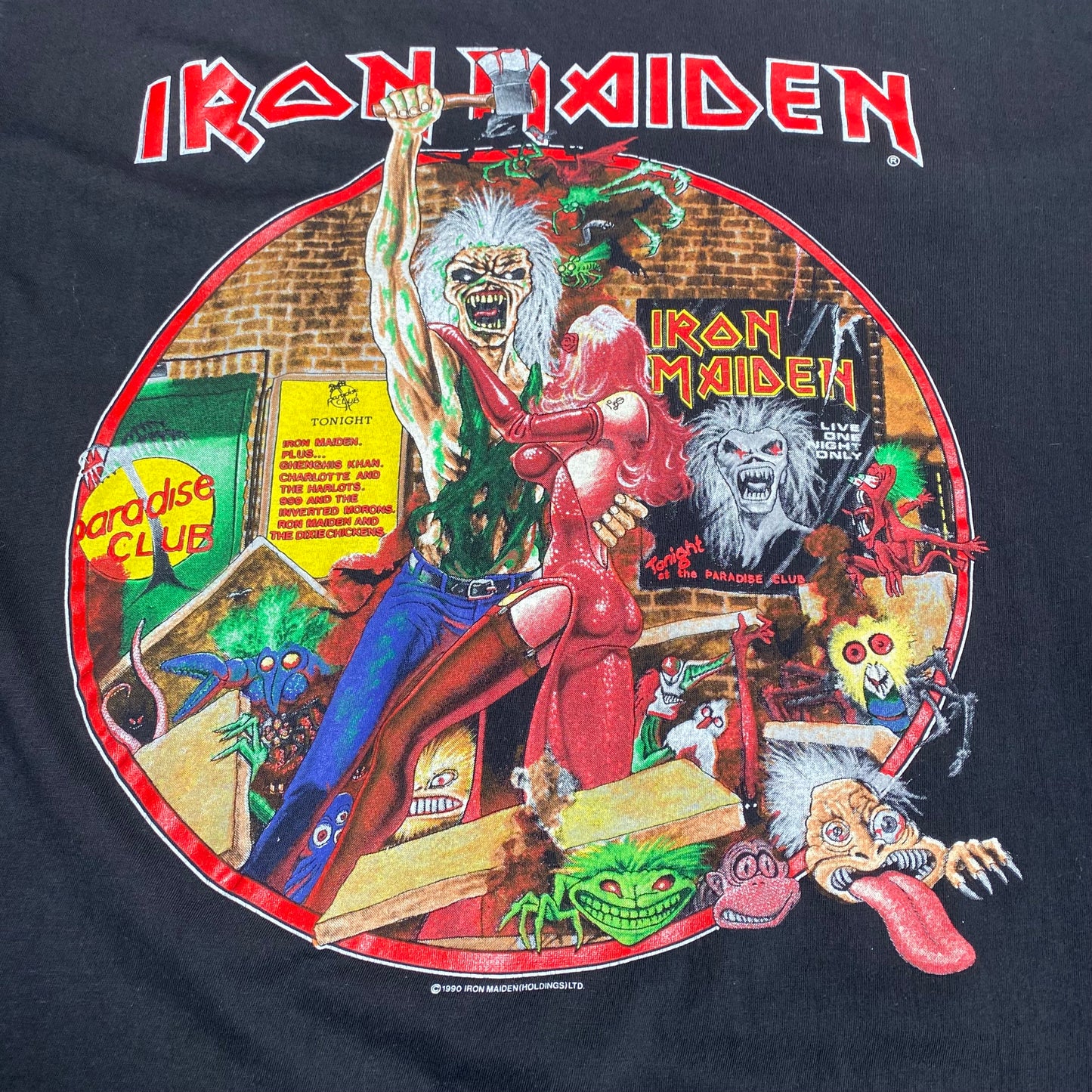 Iron Maiden 1990 Bring Your Daughter To The Slaughter Tee