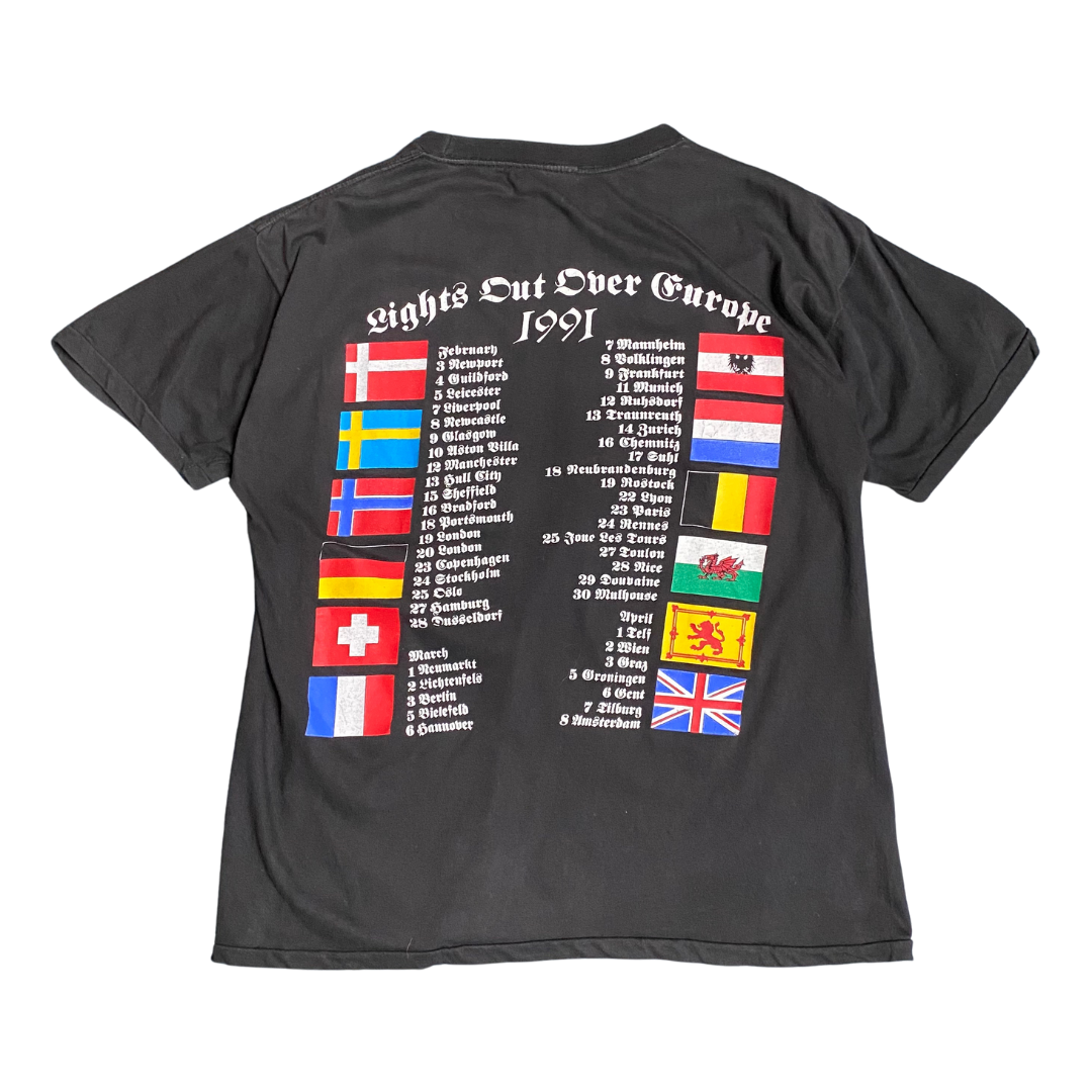 Motörhead 1991 Lights Out Over Europe 1916 Tee