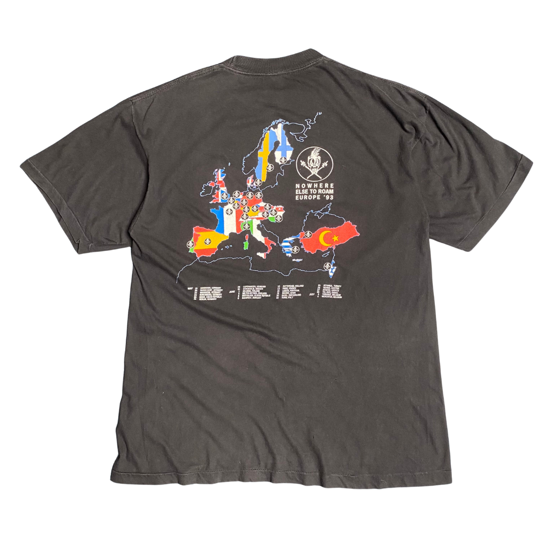Metallica 1993 Nowhere Else To Roam Tee