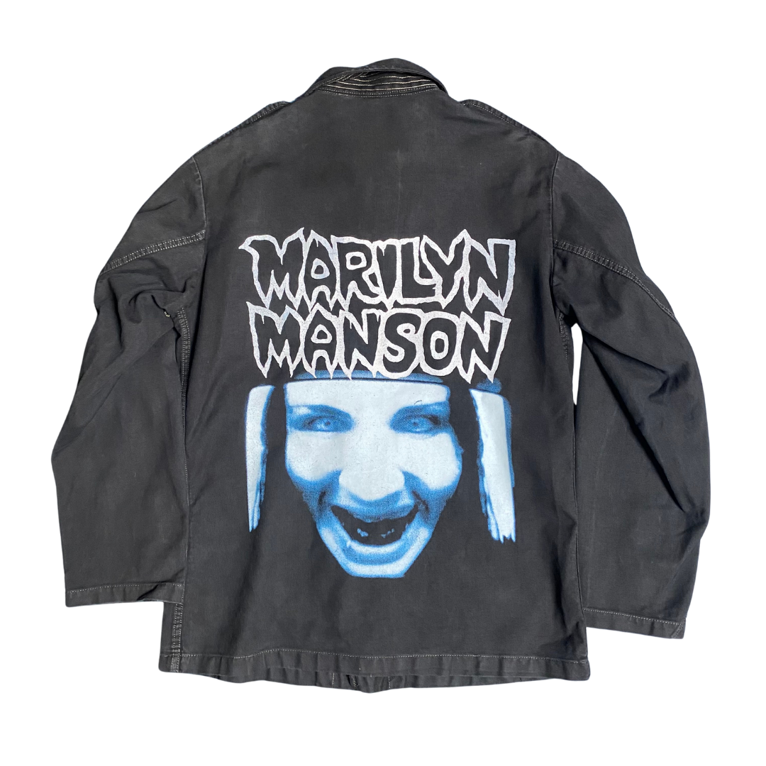 Marilyn Manson 90's I Smell Children Military Jacket