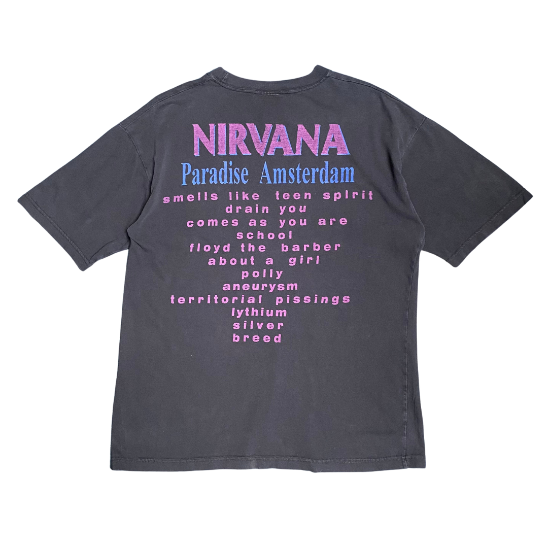 Nirvana 90's Paradiso Amsterdam Concert Tee