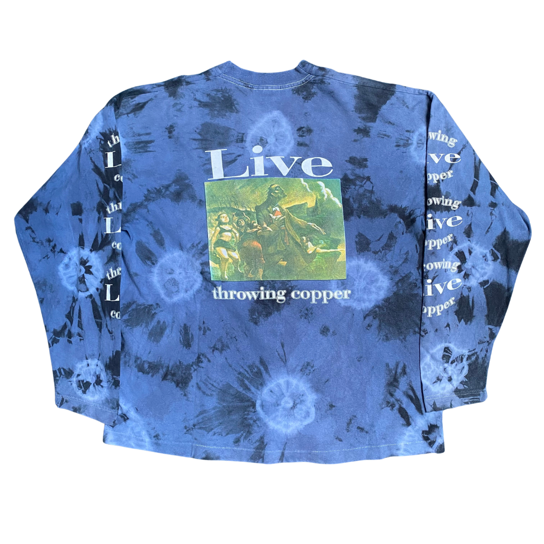 Live 1994 Throwing Copper Tie Dye Longsleeved Tee
