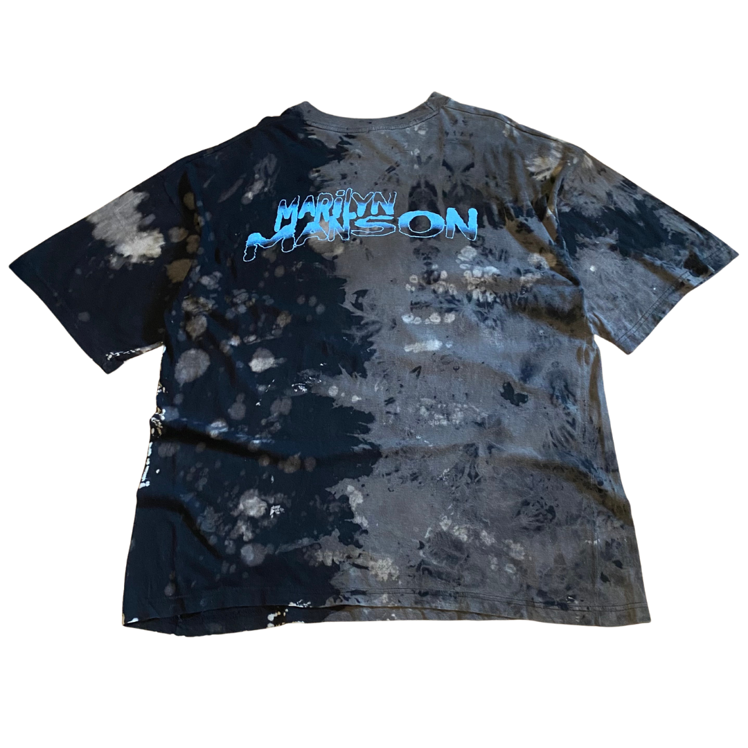 Marilyn Manson 90's Bleach Dye Tee