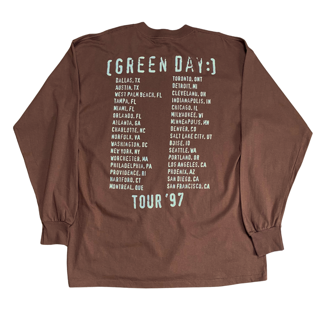 Green Day 1997 Nimrod US Tour Longsleeved Tee