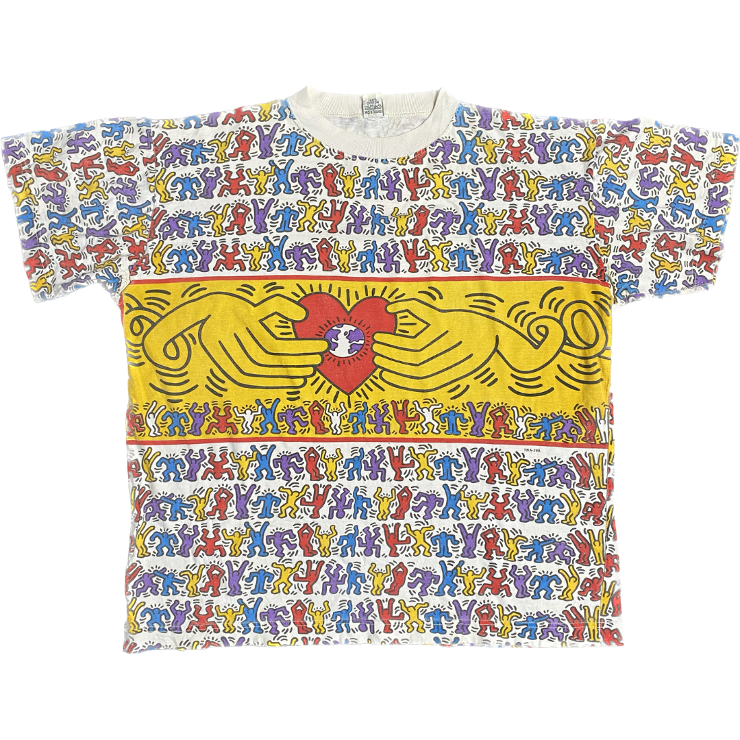 Keith Haring All Over Print Doodle Bootleg Tee