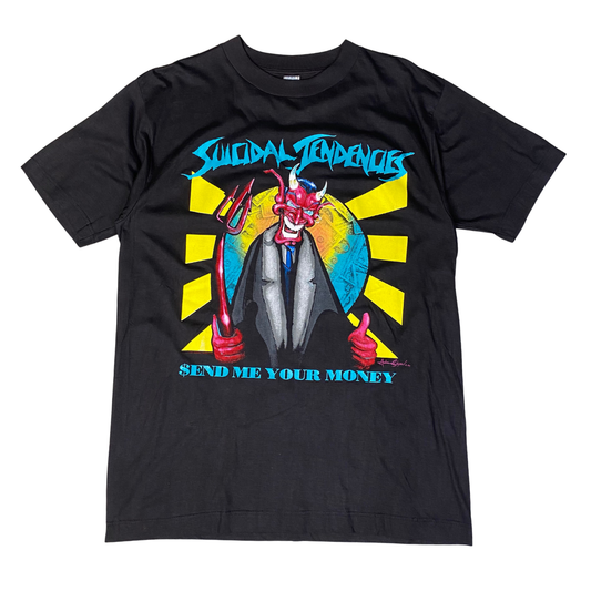 Suicidal Tendencies 1991 Send Me Your Money Tee