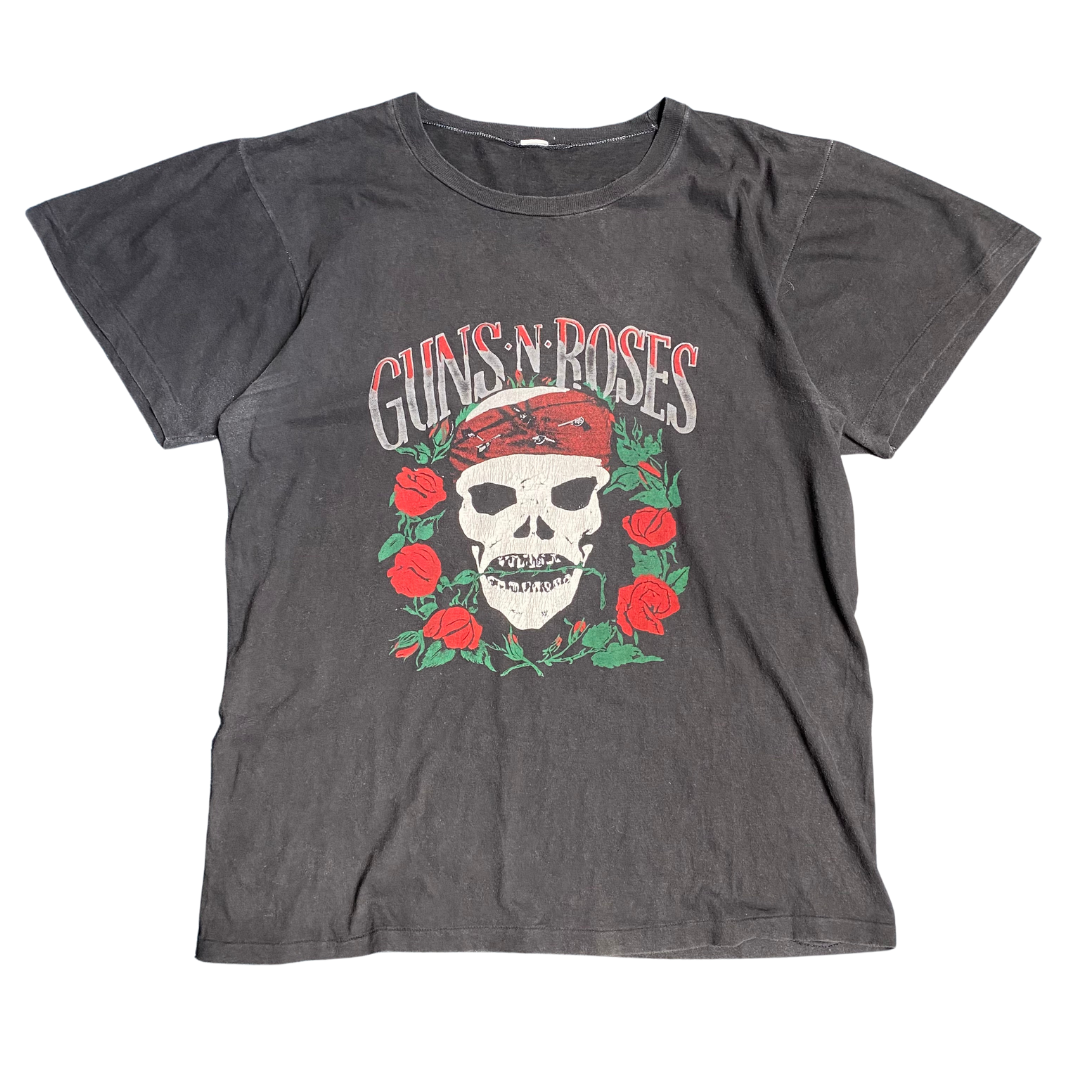 Guns 'N Roses 80's Skull & Roses Tee