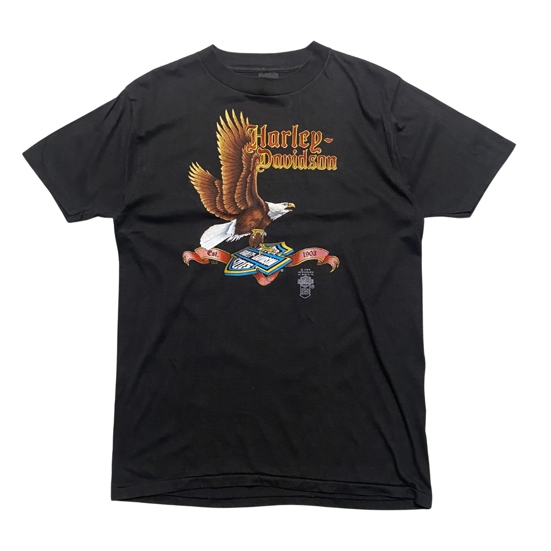 Harley Davidson 1986 Eagle 3D-Emblem Tee