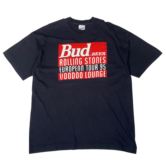 Rolling Stones 1995 Voodoo Lounge Bud Beer Tee