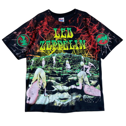 Led Zeppelin 1992 Houses Of The Holy All Over Print Tee