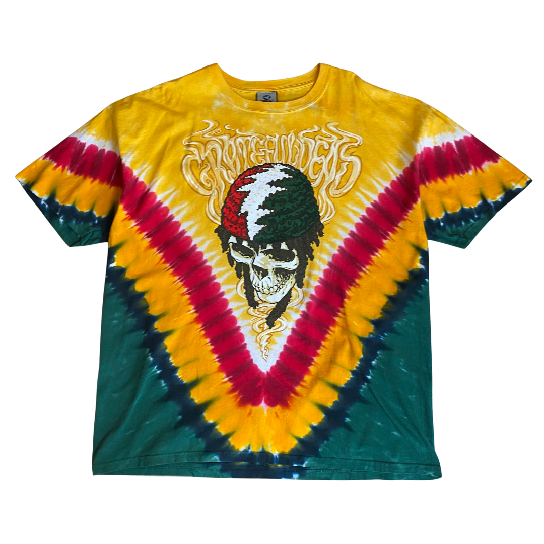 Grateful Dead 2003 Rasta Tie Dye Tee (2)