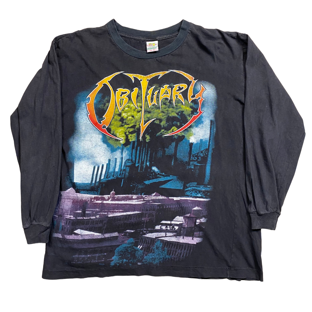 Obituary 90's World Demise Longsleeved Tee