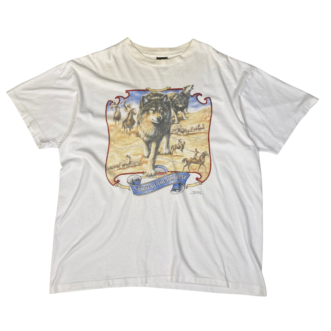 Spirit Of The Old West 1993 3D Emblem Tee