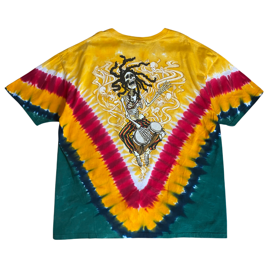 Grateful Dead 2003 Rasta Tie Dye Tee (2)