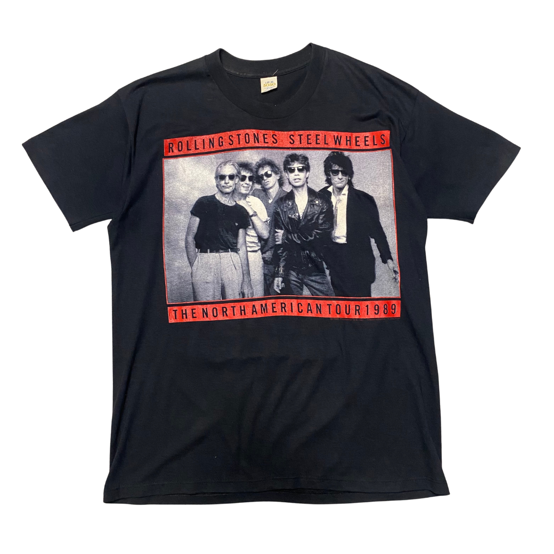 The Rolling Stones 1989 Steel Wheels The North American Tour Tee