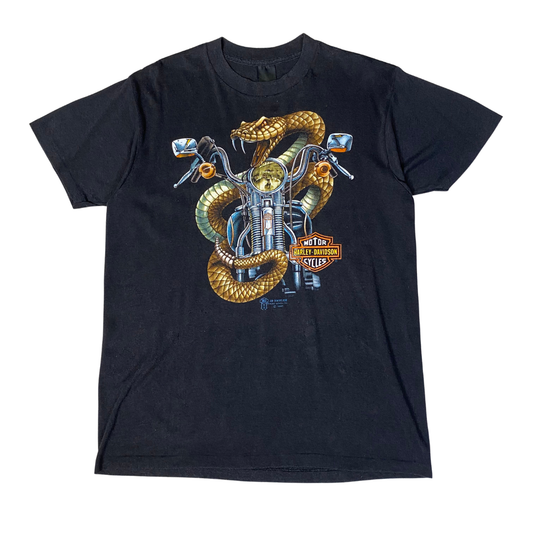 Harley Davidson 1989 Snake 3D Emblem Tee