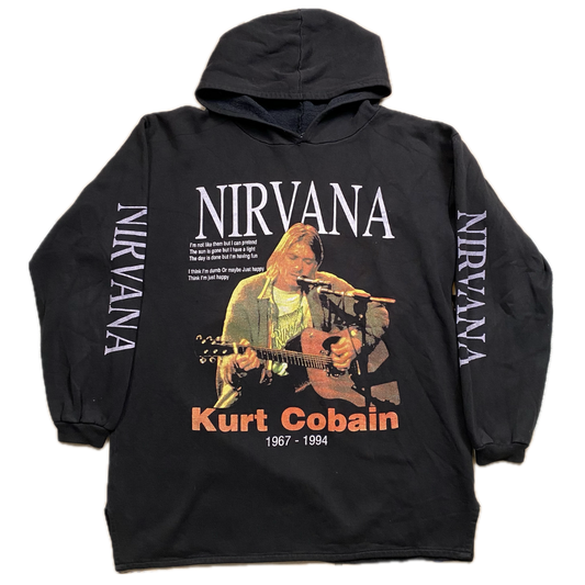 Nirvana 90's Kurt Cobain MTV Unplugged Hoodie