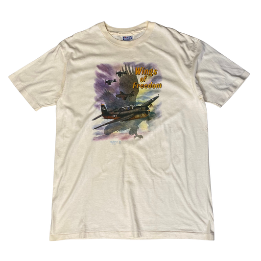 Wings Of Freedom WW2 1988 Just Brass Tee