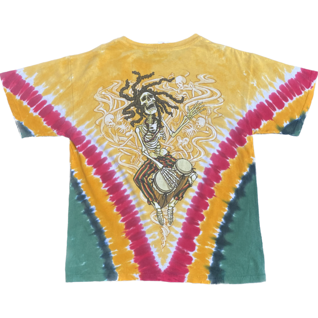 Grateful Dead 2003 Rasta Tie-Dye Tee