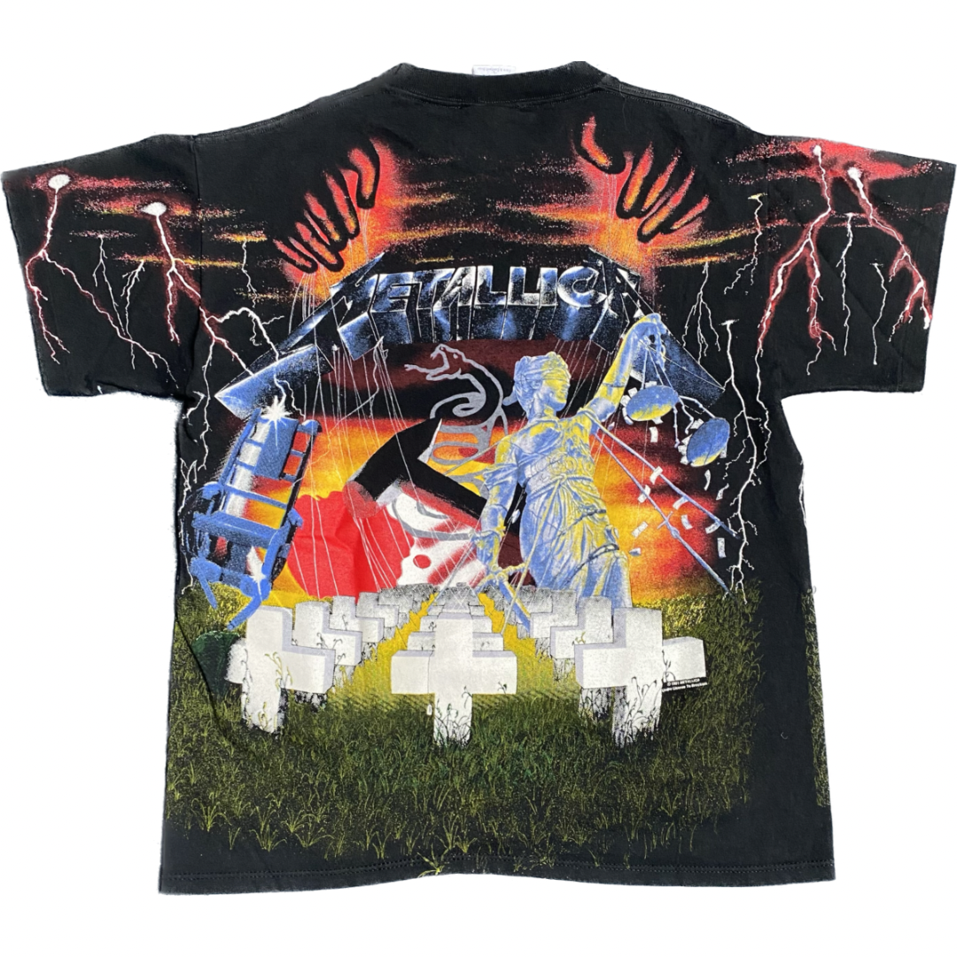 Metallica 1991 AOP All Over Print Collage Tee