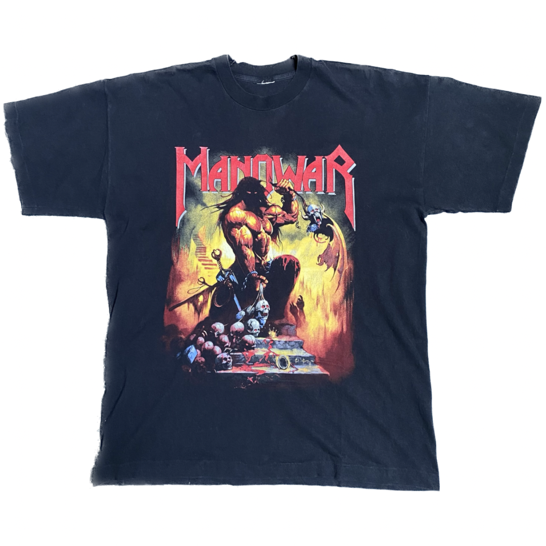 Manowar 1997 Hell On Wheels Tee