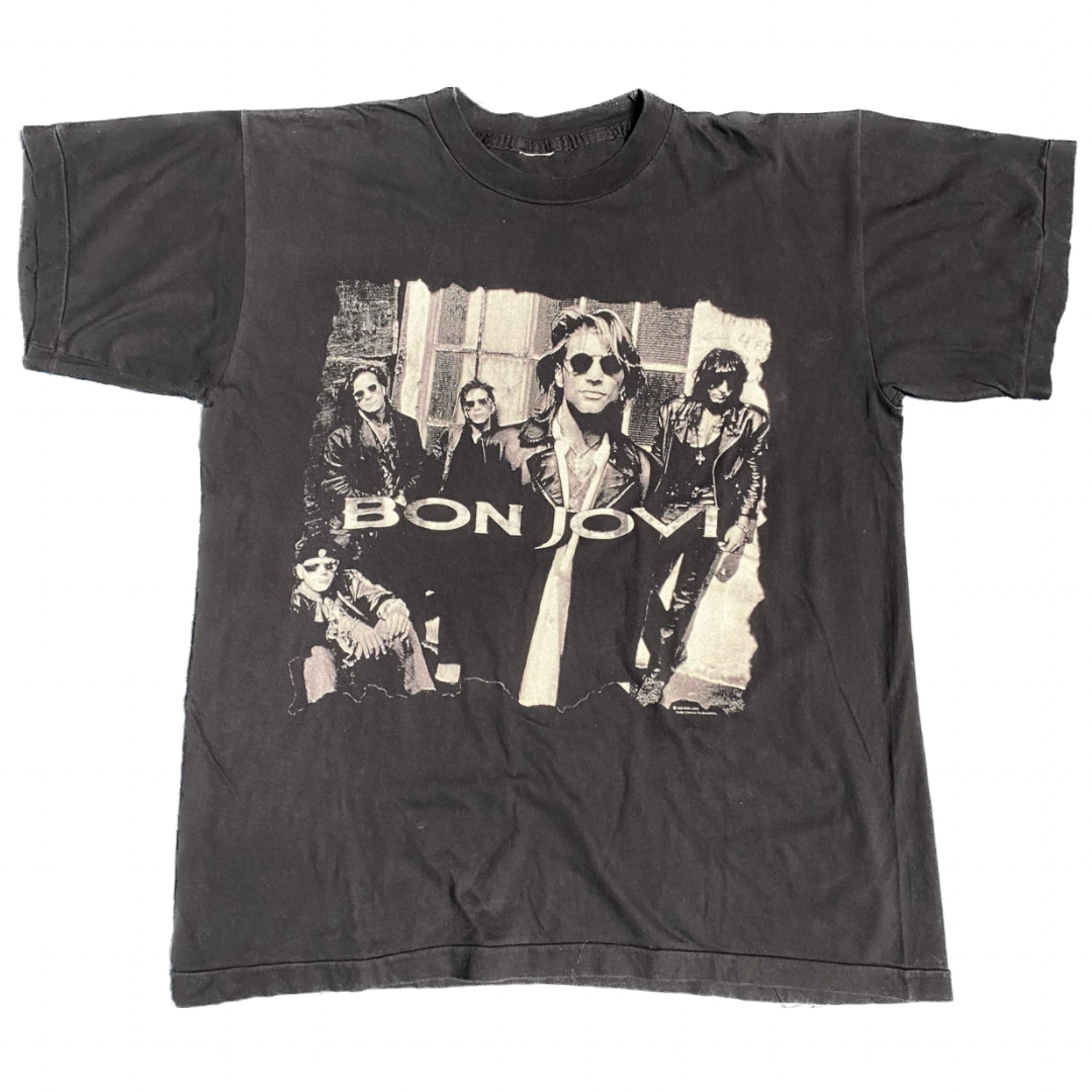 Bon Jovi 1992 Keep The Faith Black Tee