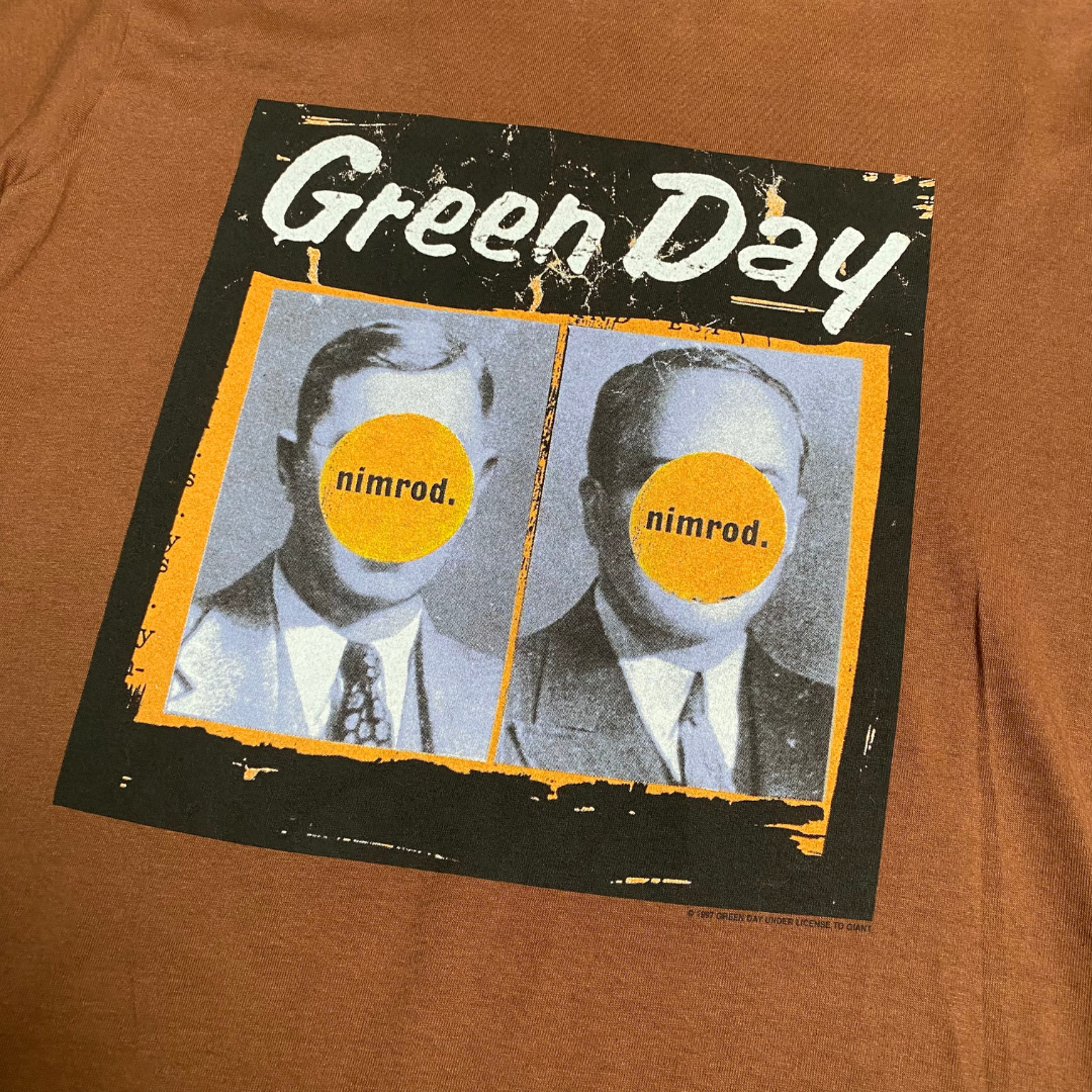 Green Day 1997 Long Sleeve Nimrod Asia Tour Tee