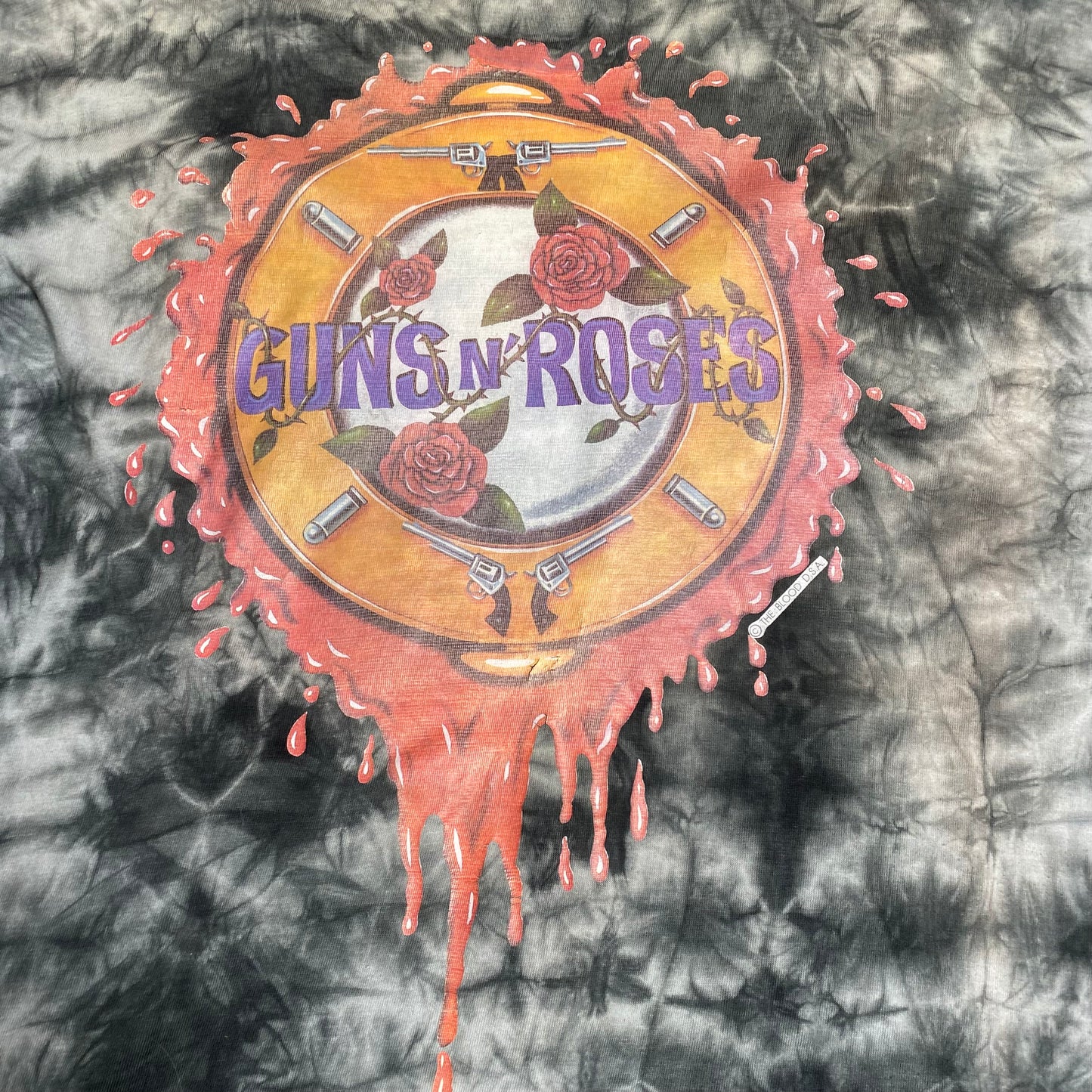 Gun's N Roses 1992 Long Sleeved Tie Dye Tee