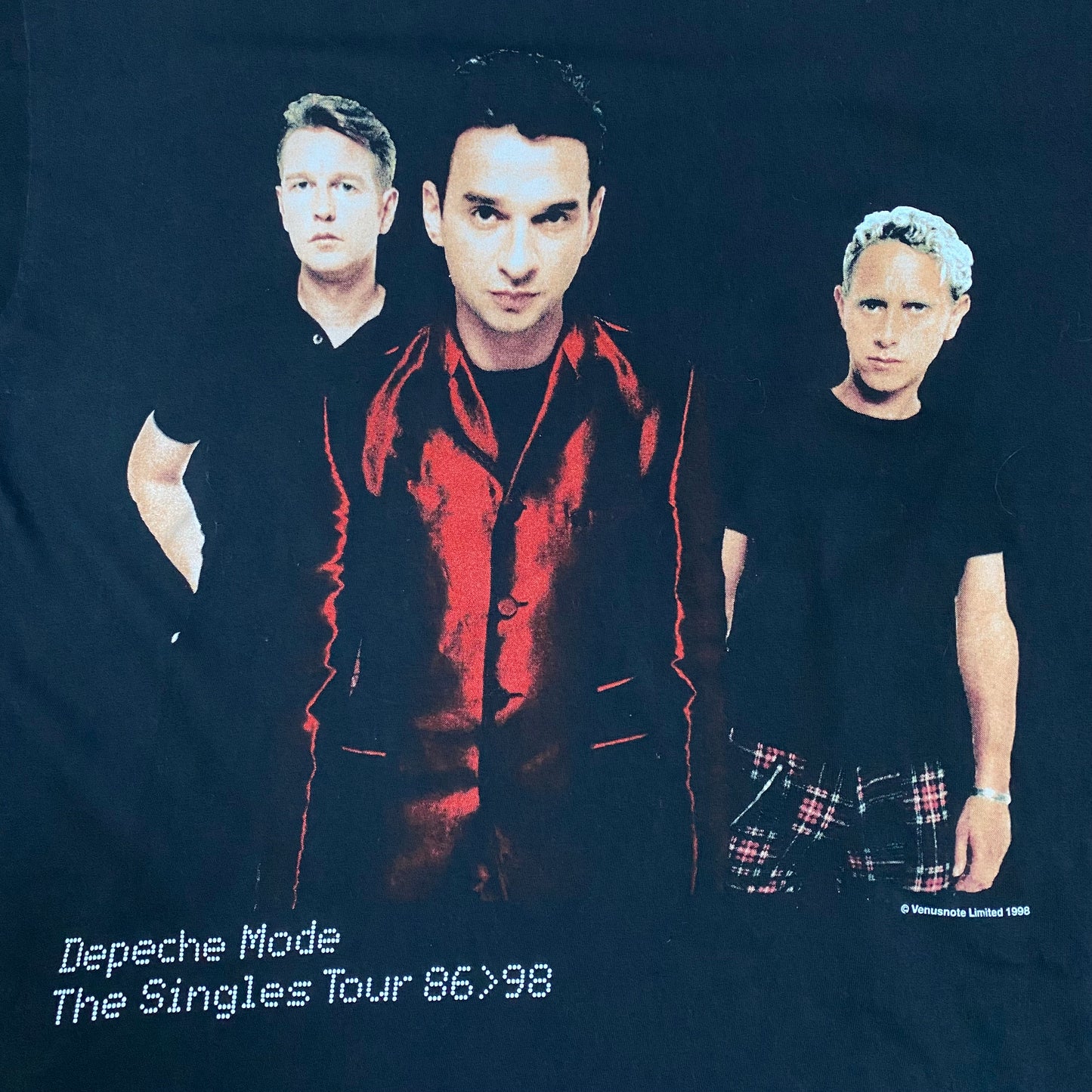 Depeche Mode 1998 The Singles Tour Tee