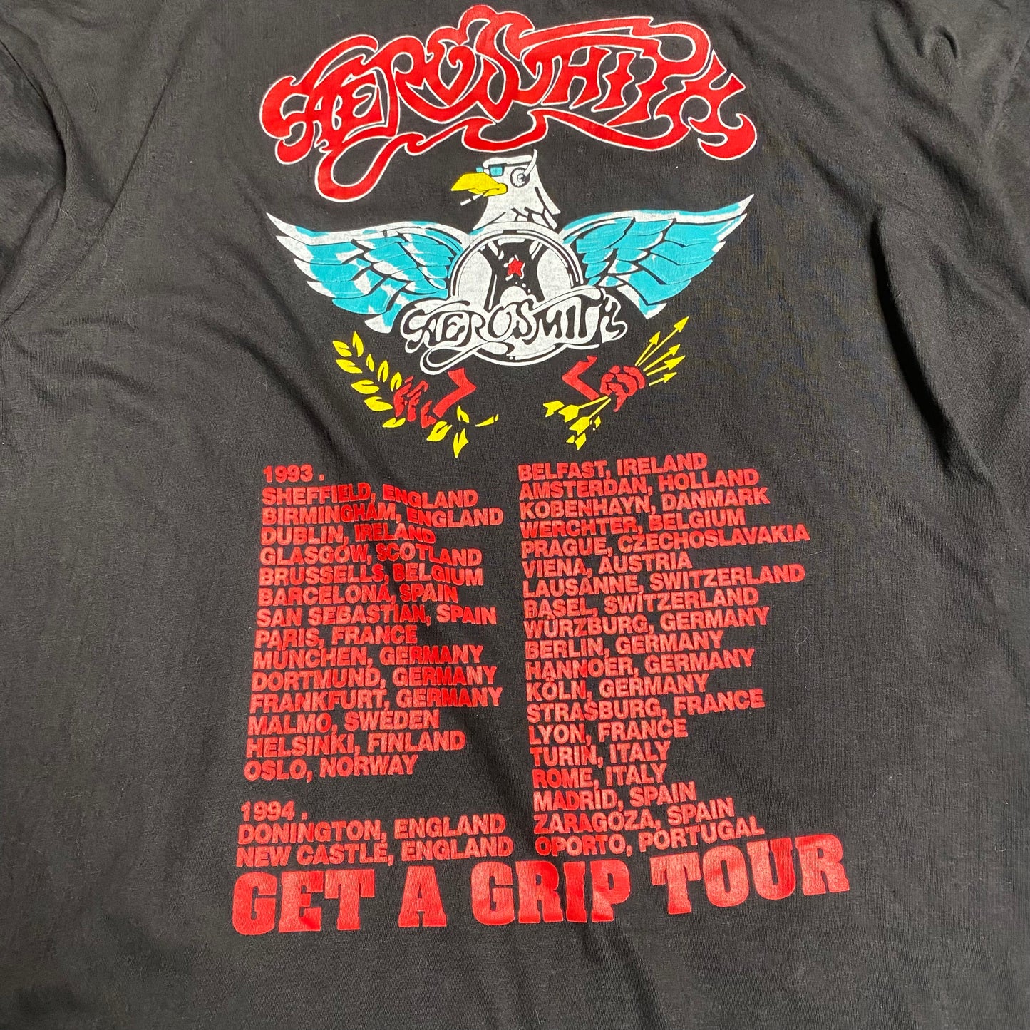 Aerosmith 1993 Get A Grip Tee