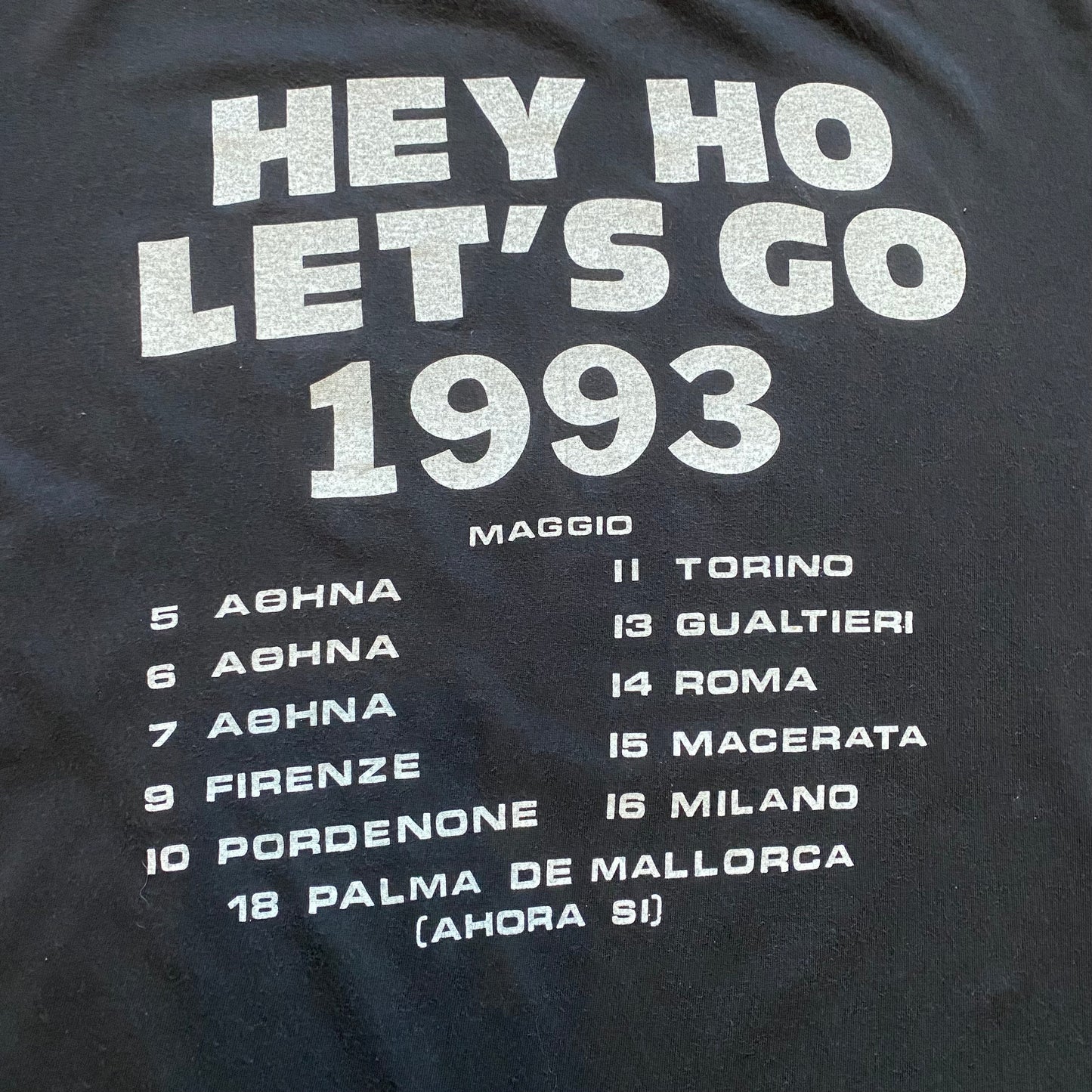 Ramones 1993 Hey Ho Let's Go Tee