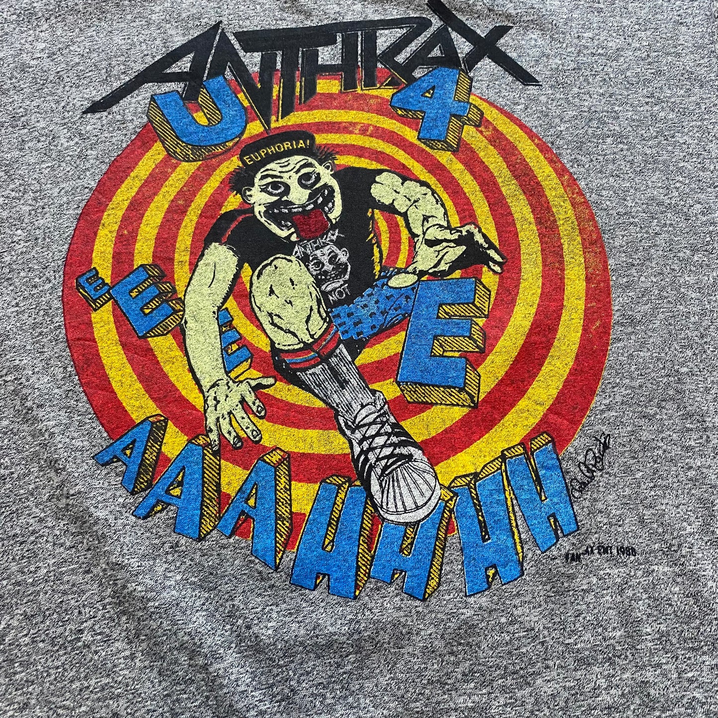 Anthrax 1988 Step Inside The Road To Euphoria Tee