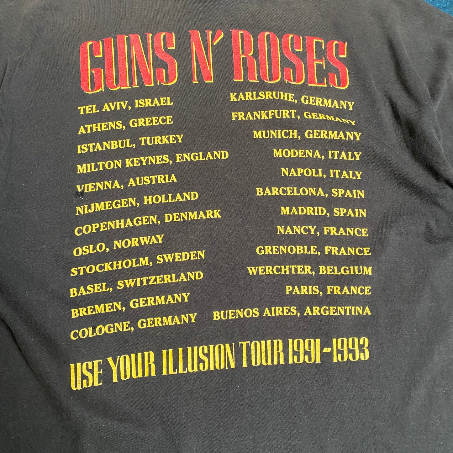 Guns 'N Roses 1992 Bad Apples Tee