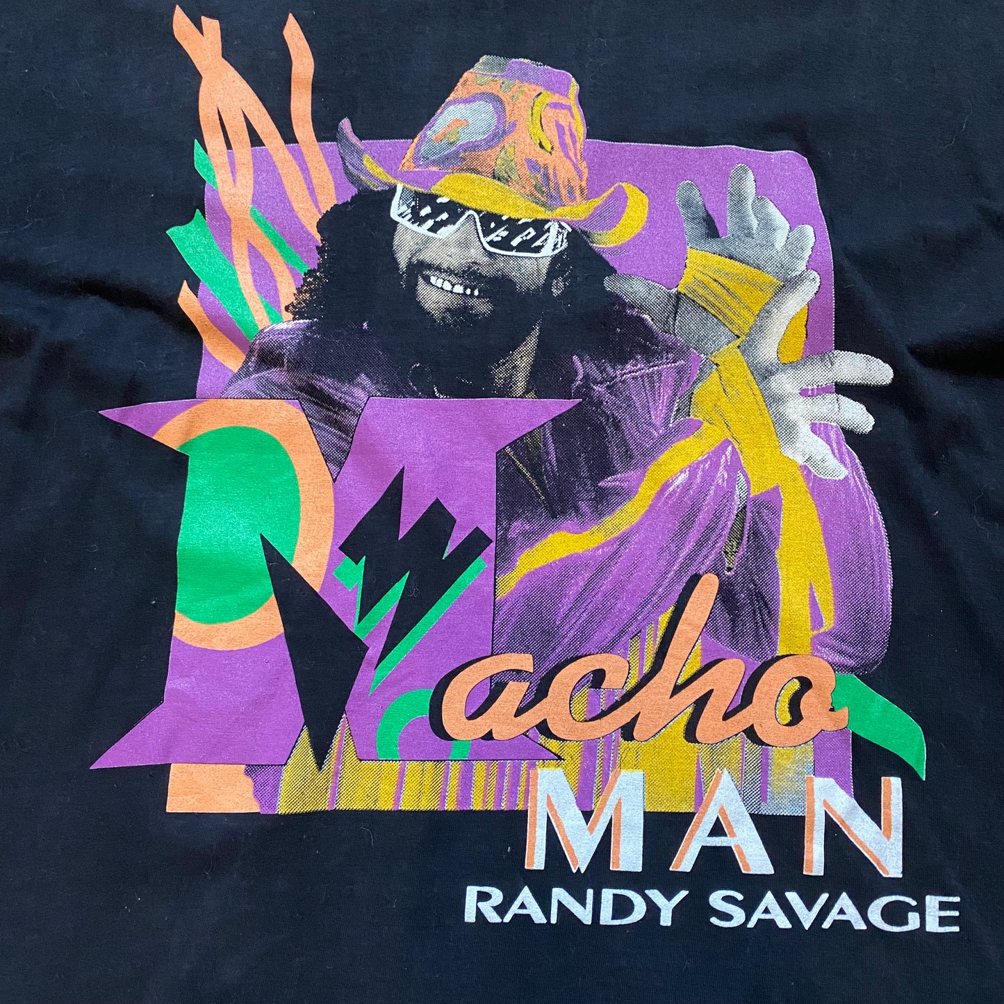 Randy Savage 90's Macho Man WWE Tee