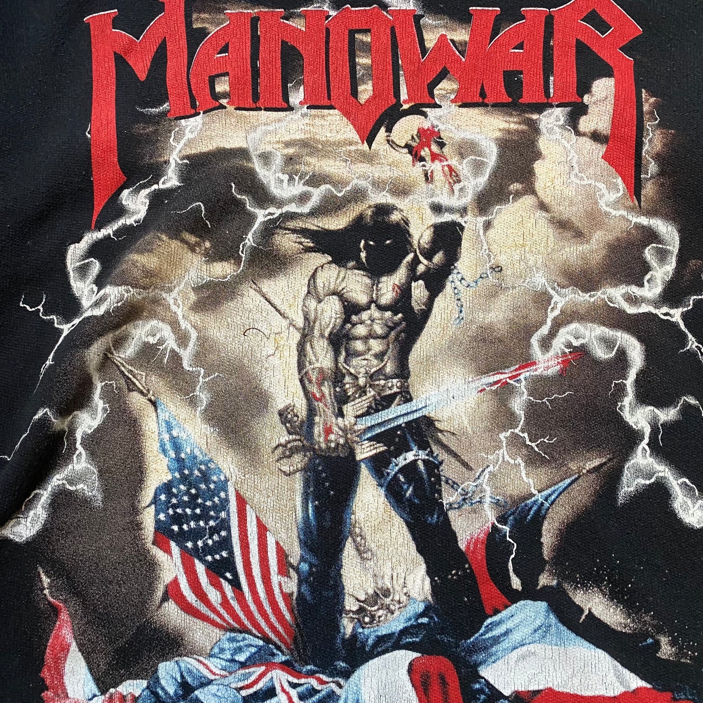 Manowar 90's Kings Of Metal AOP Hoodie