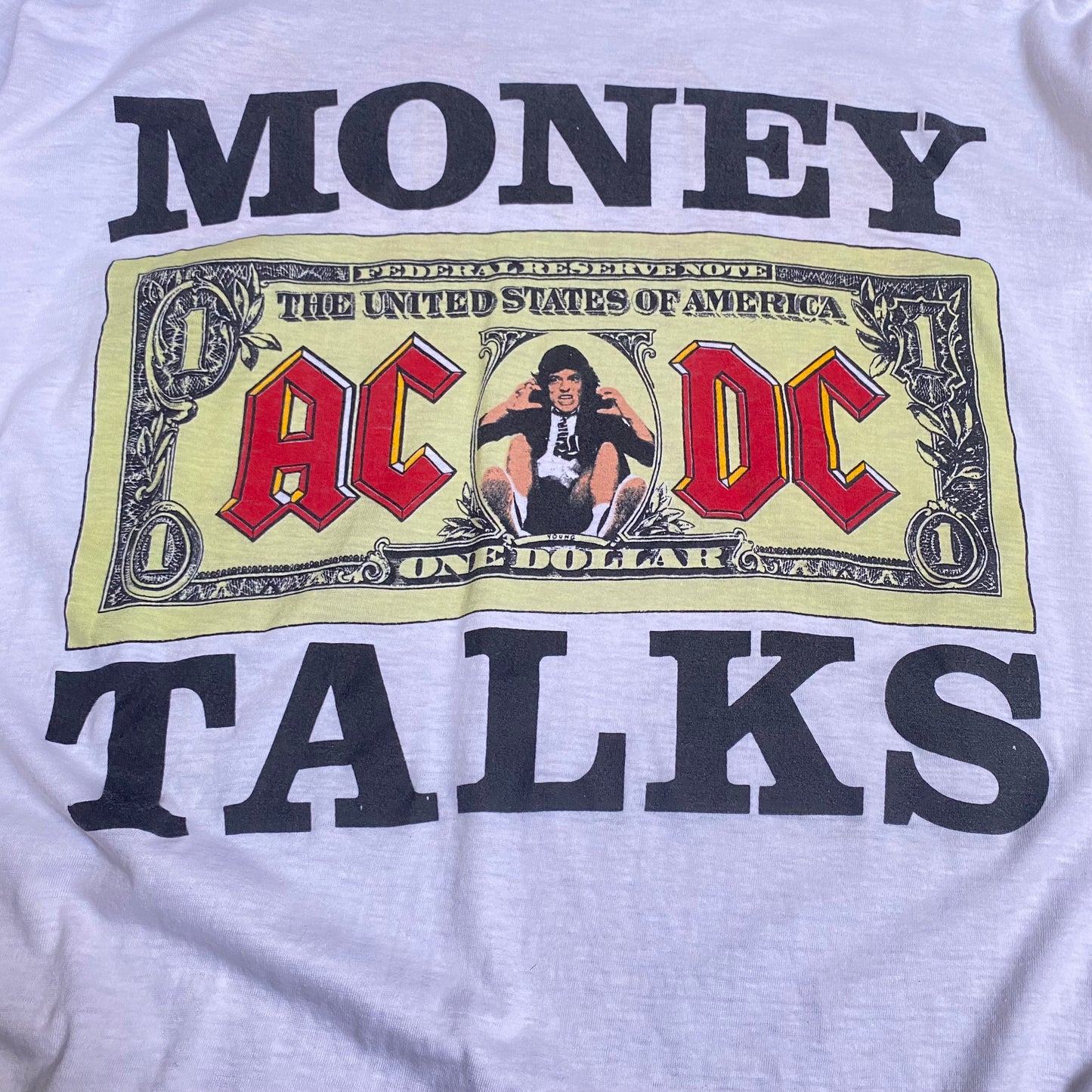 ACDC 1991 Money Talks Tee