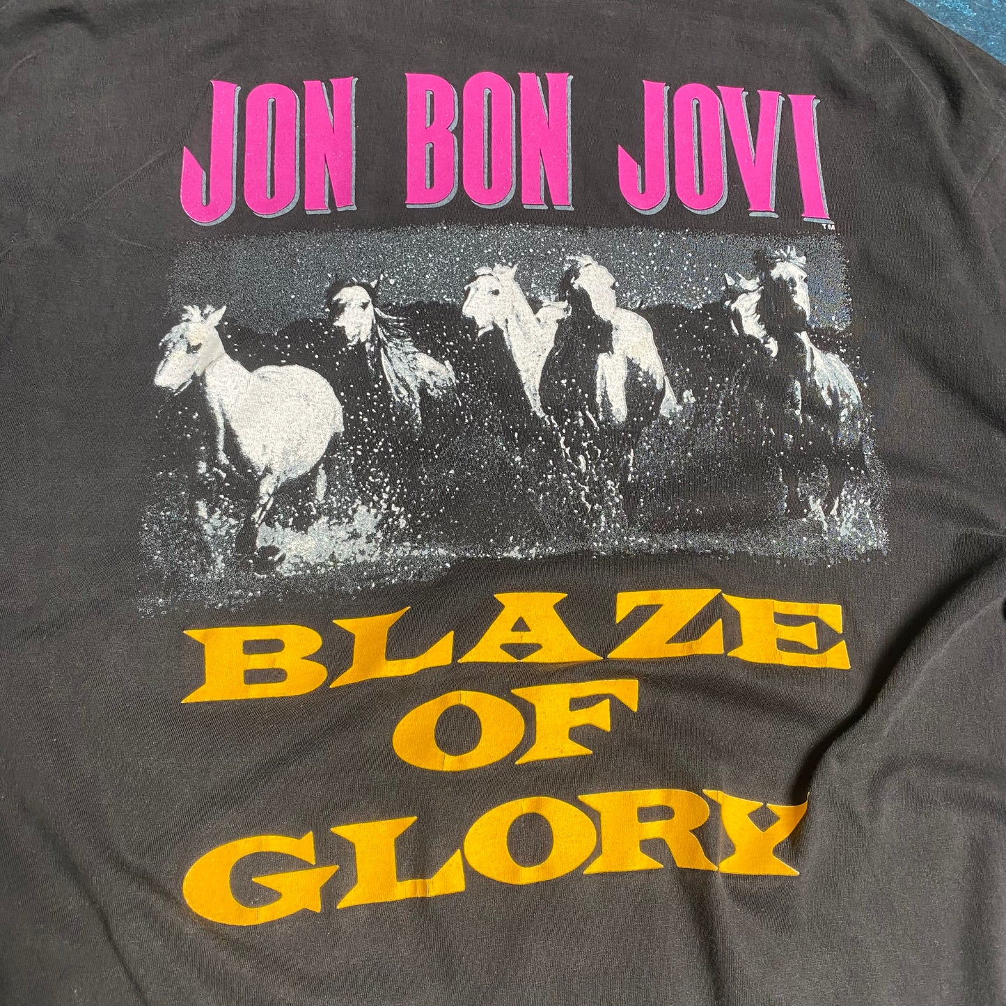 Jon Bon Jovi 1991 Blaze Of Glory Tee