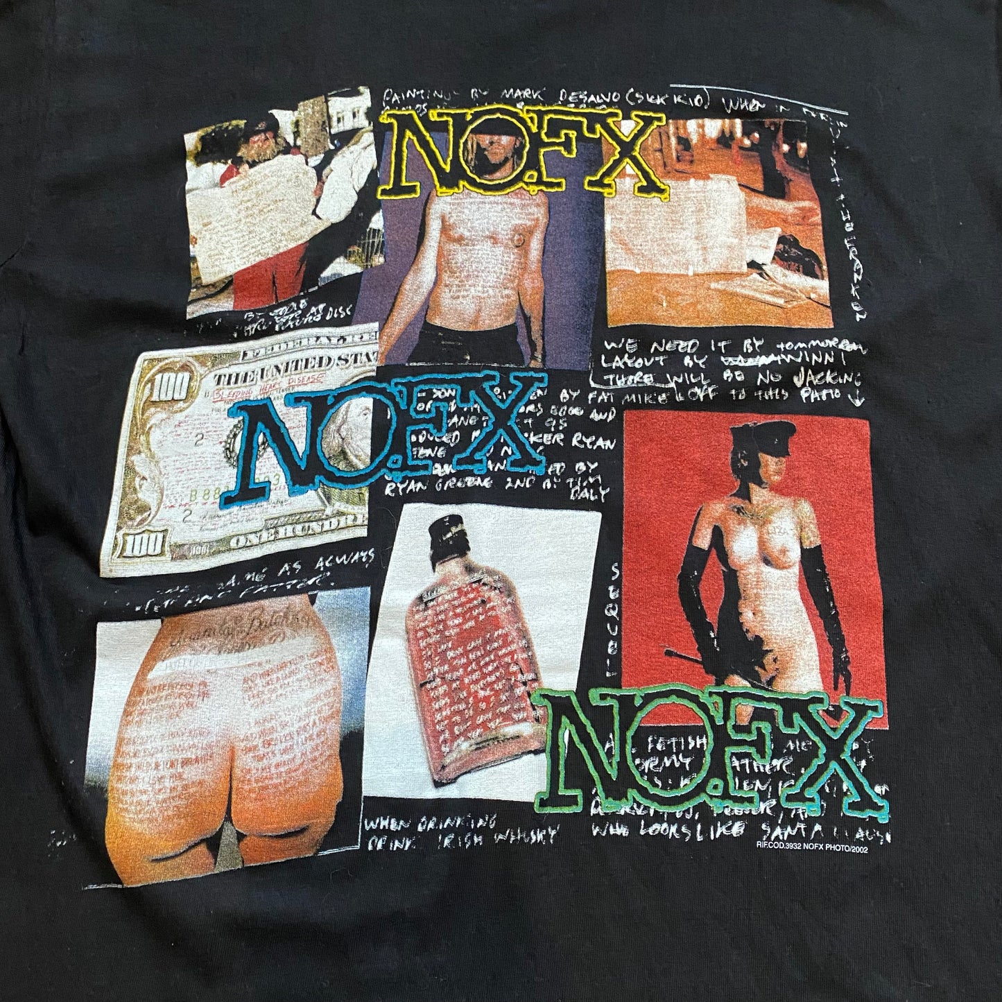 NOFX 2002 Collage Bootleg Tee