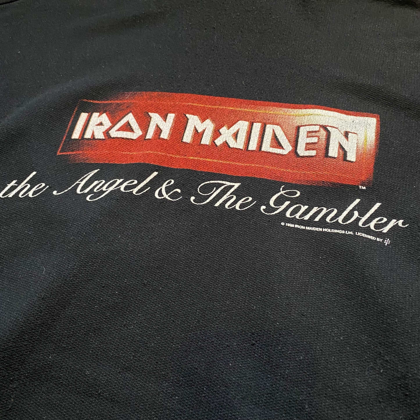 Iron Maiden 1998 The Angel & The Gambler Hoodie